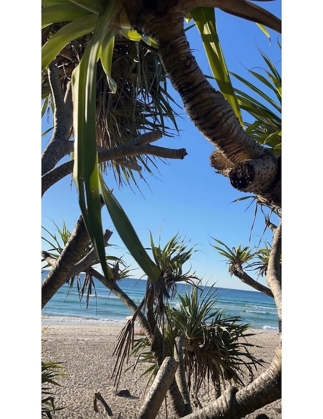 Portrait version of beach 