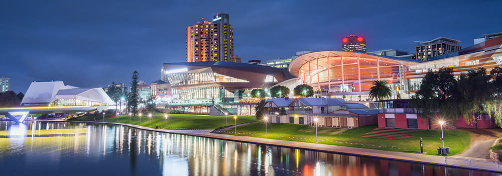 Adelaide at night