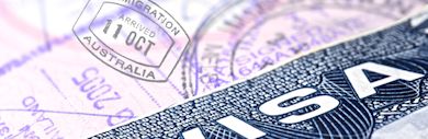 Image of an Australian student visa