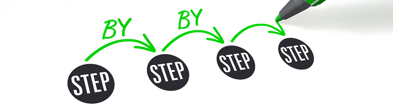 step by step concept