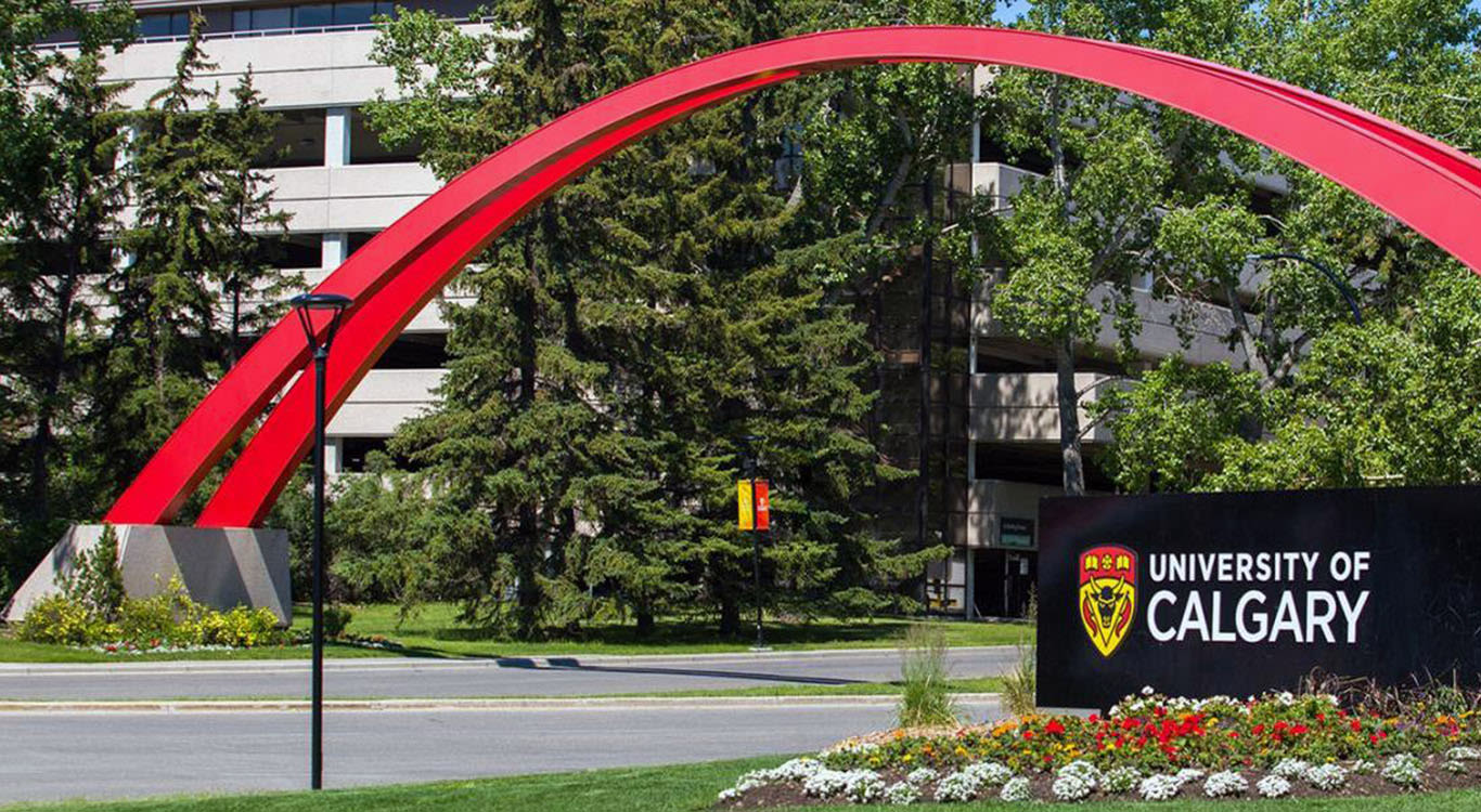 Exterior of the University of Calgary in Canada