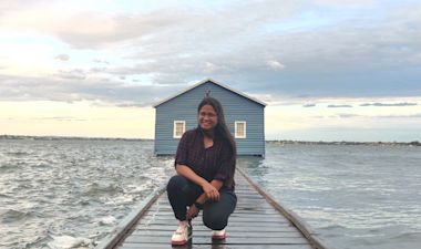 A casual photograph of Nikita, IDP student alumni from India