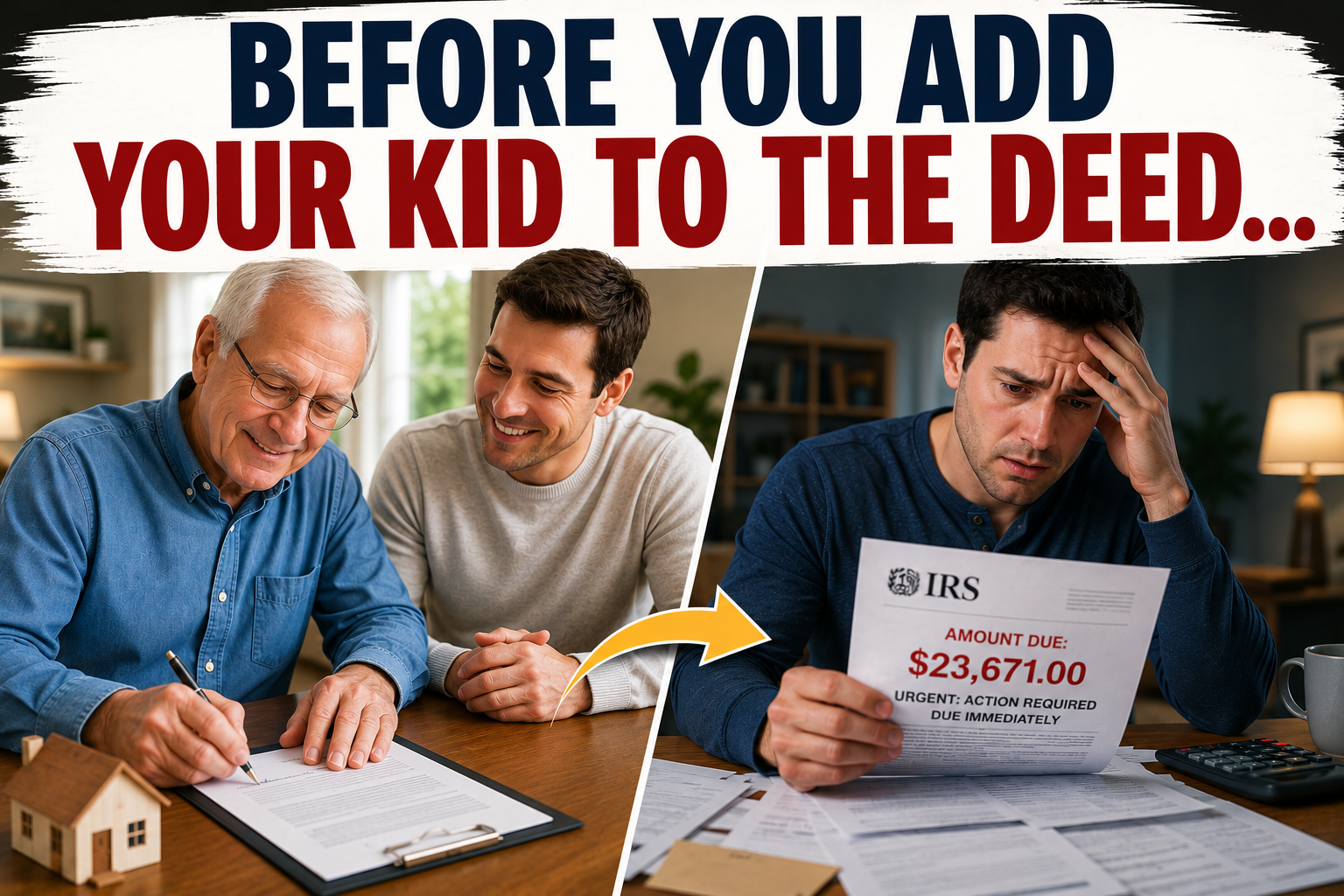 Before You Put Your Kid On the Deed...