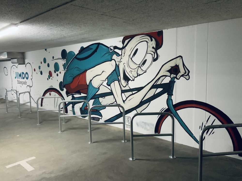 Jimdo Bikepark Mural