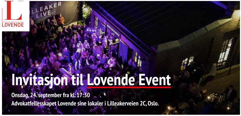 Lovende Event 24.september