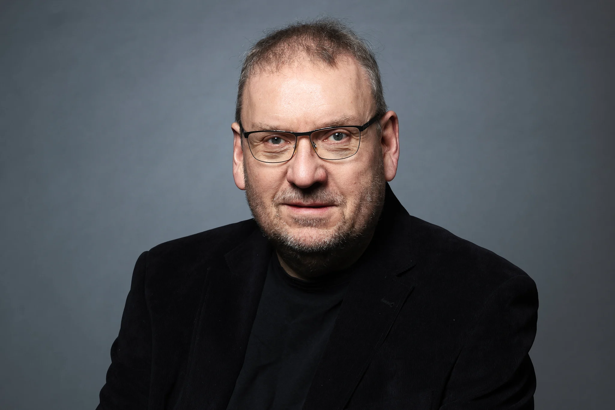 Porträtt av Anders Nilsson, intervjuad i samband med Johan Falk.