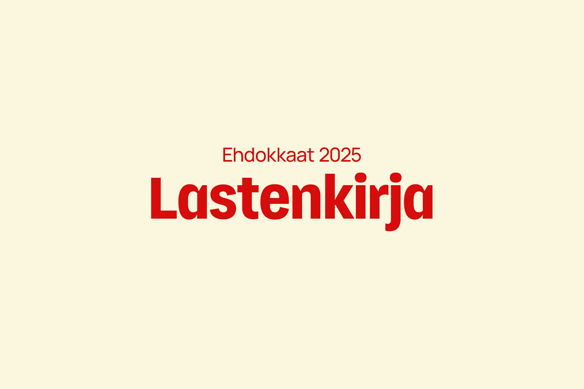 Ehdokkaat: Adlibris-palkinto 2025 – Vuoden lastenkirja