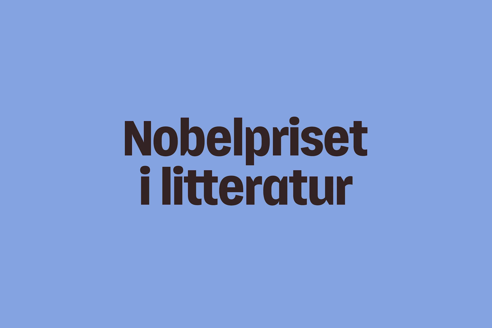 Nobelpriset i litteratur SE text