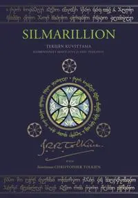 Silmarillionin kansi, jossa on yksityiskohtainen kypärä.