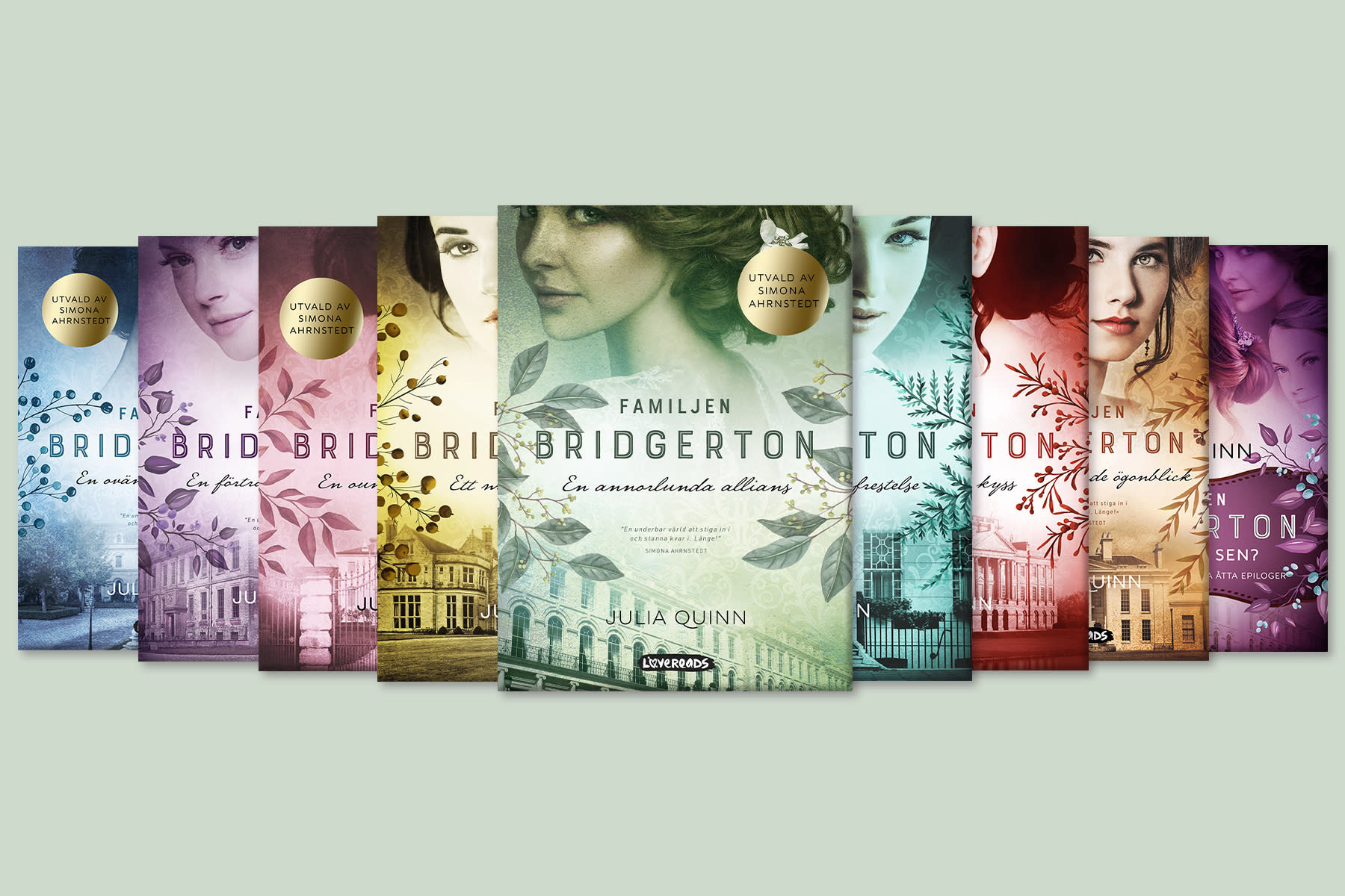 Bridgerton: alla böcker i serien