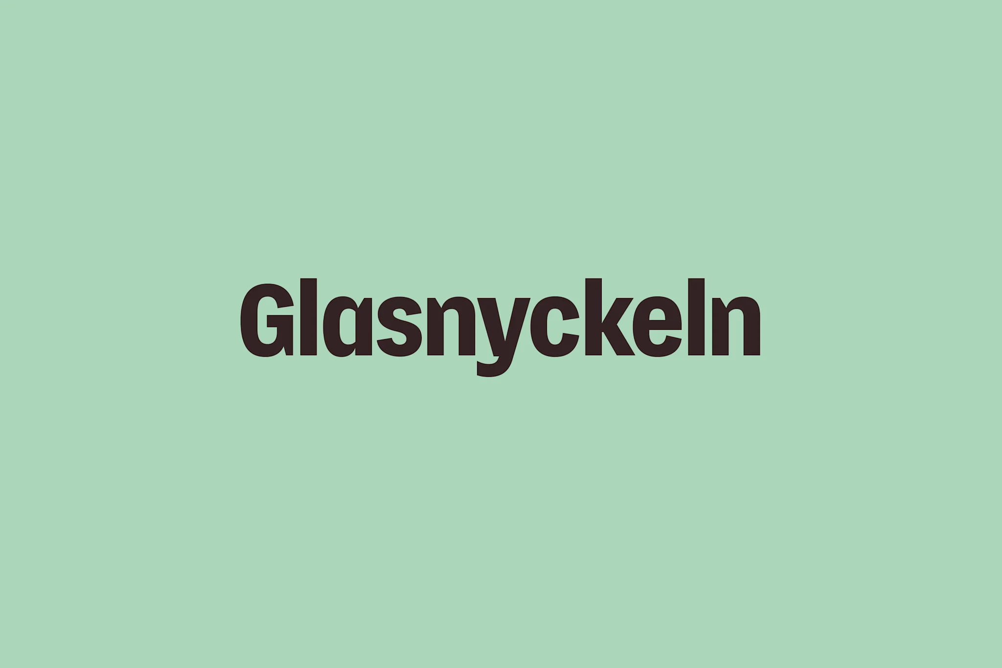 Glasnyckeln - litteraturpris