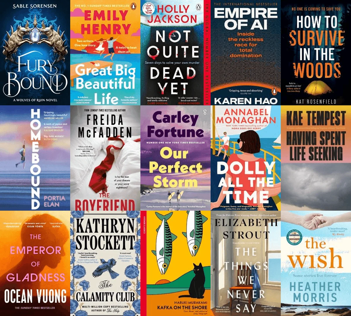 Display Summer reading (16 ISBN)