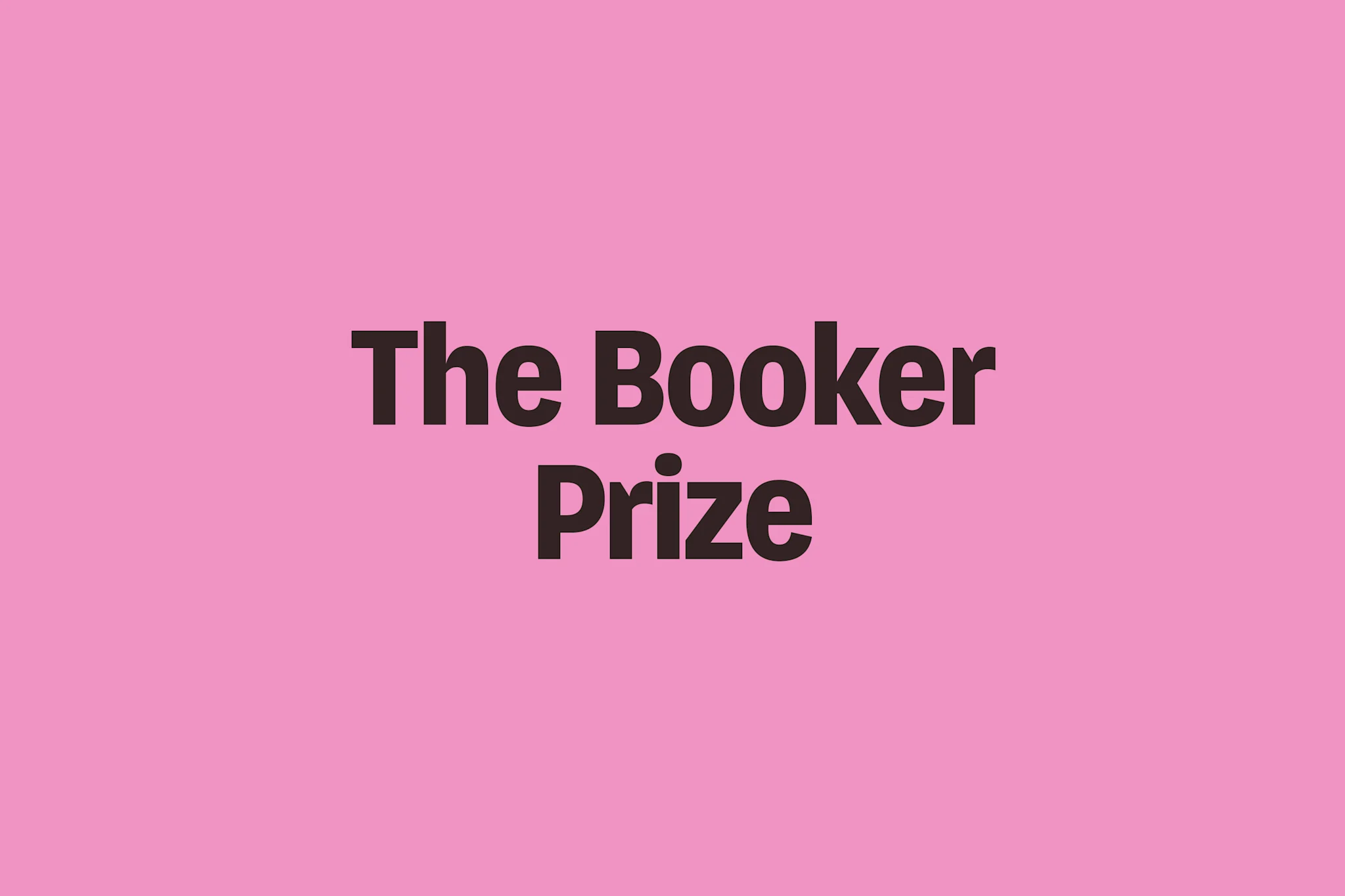 The Booker Prize