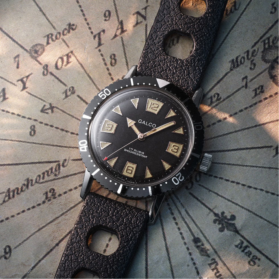 Vintage Gallet MultiChron Sub diver watch