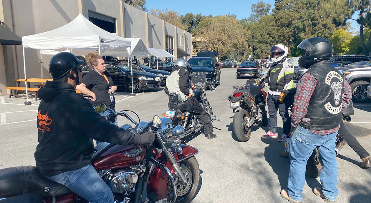 To collect data on how our systems perceive motorcycles, we partnered with the local motorcycle club, Iron Order.
