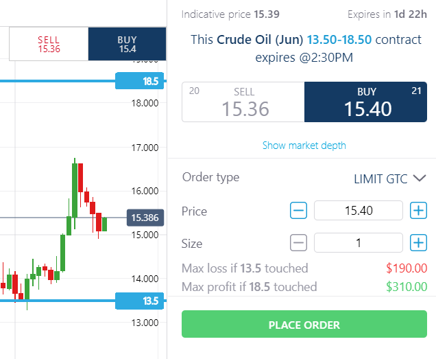 nadex knock out