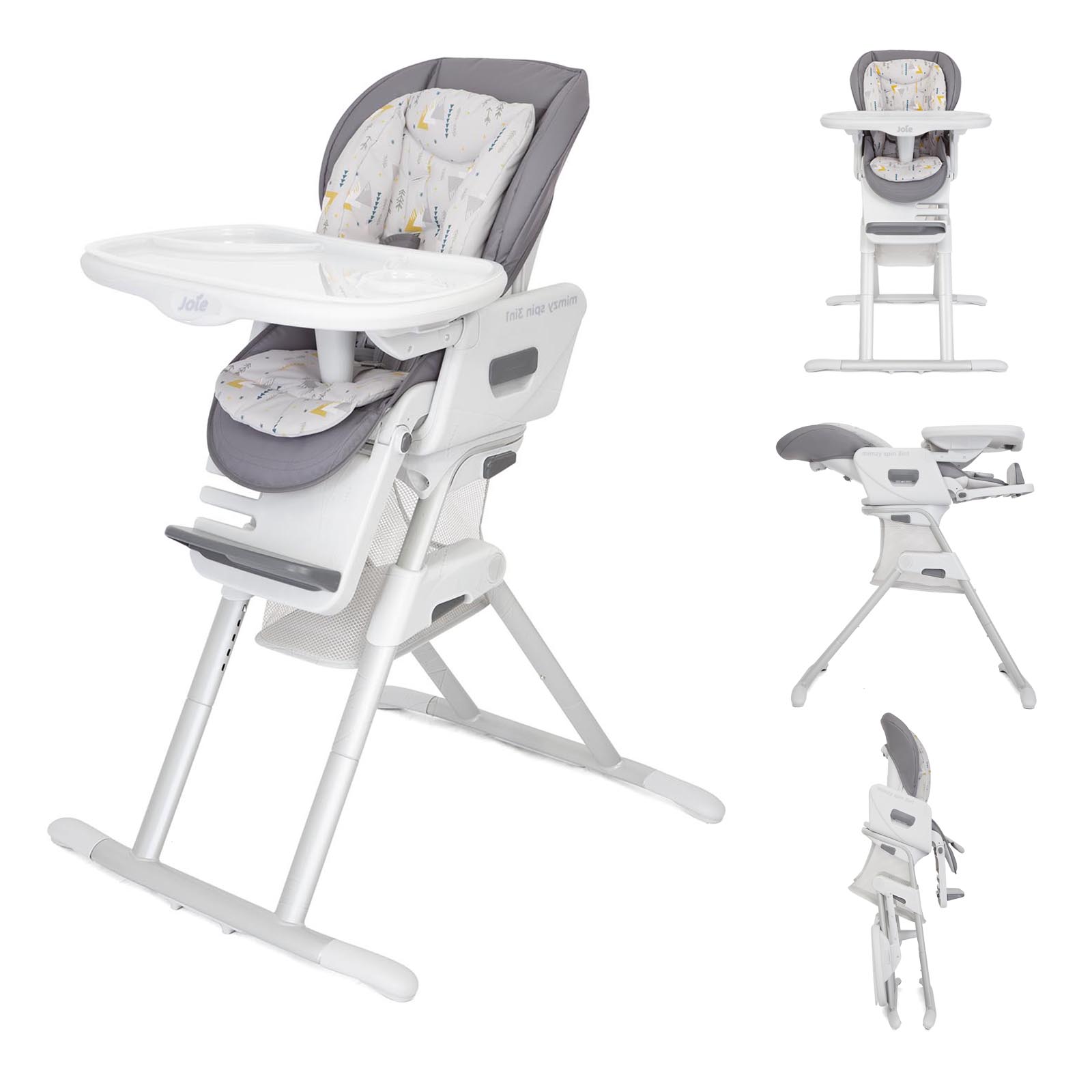 Joie Mimzy 3-in-1 360 Spinning Highchair - Geo Mountains