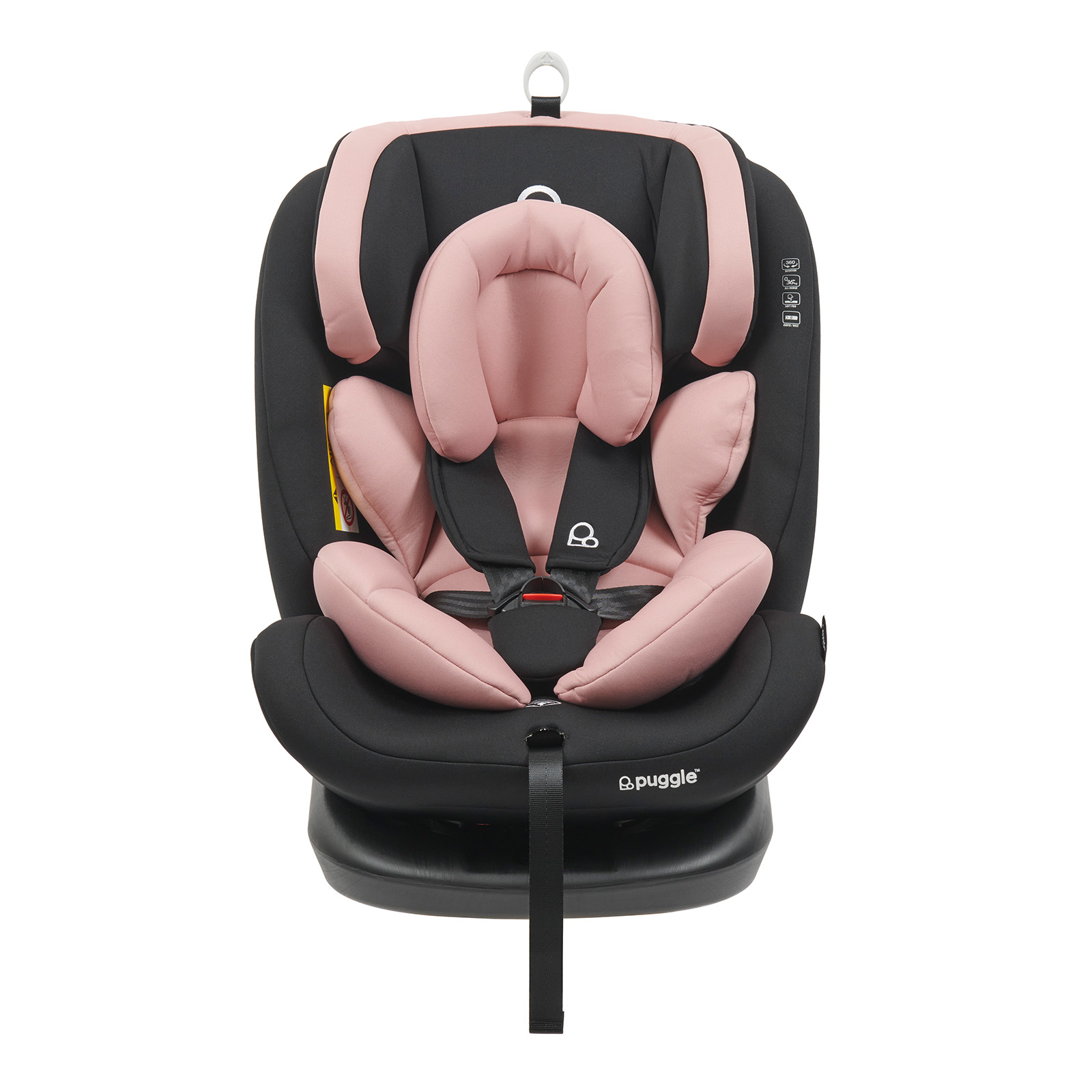 Puggle Lockton 360 Rotate Luxe Group 0 1 2 3 Car Seat Blush Pink 0 12 Years The Nursery Store