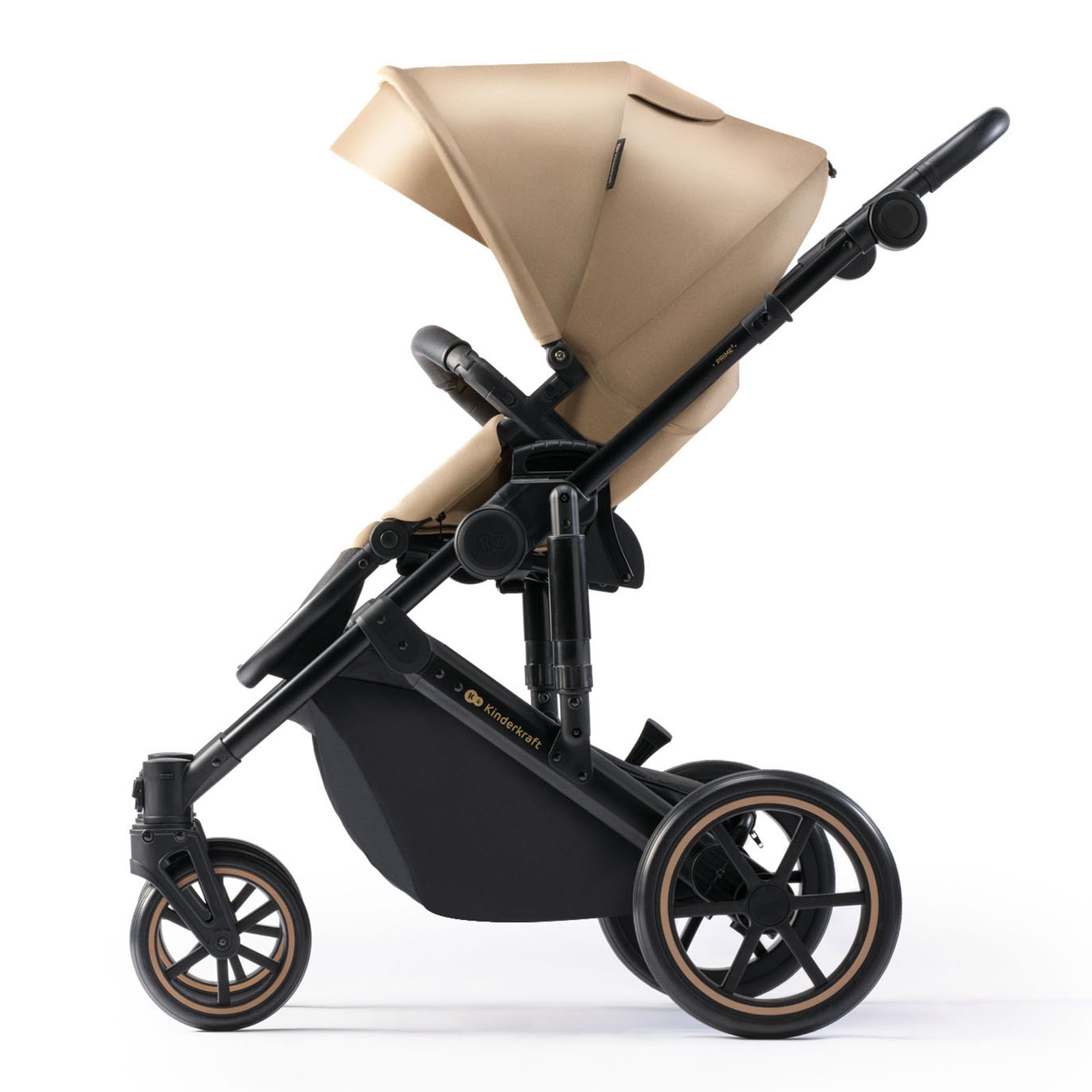 Kinderkraft Prime 2 3-in-1 Travel System With i-Size R129 Mink Pro