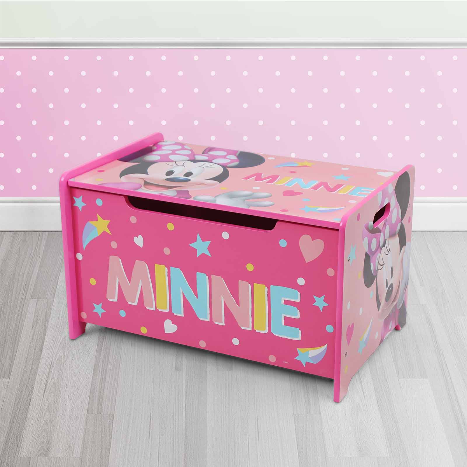 Minnie Mouse Deluxe Toy Box & Bench - Hot Pink | The Nursery Store