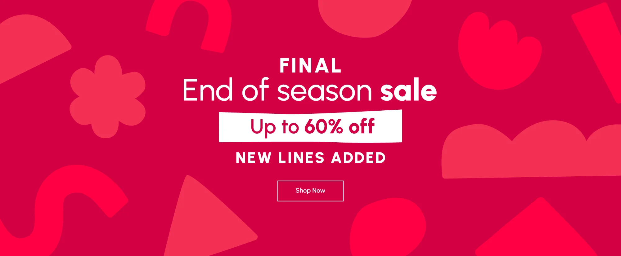 Final End of Season Sale