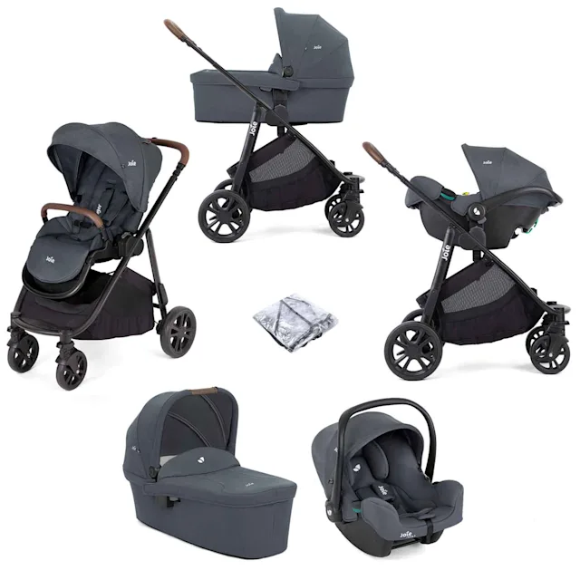 Joie Versatrax E Trio i-Snug Travel System with Ramble Carrycot - Moonlight