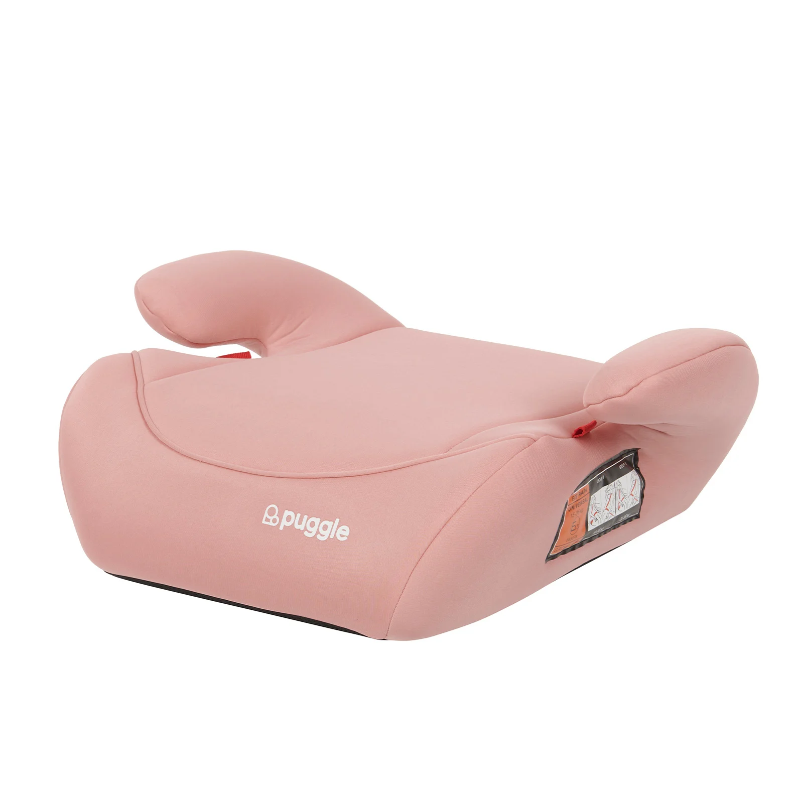 Puggle Travel Go Group Eco Backless Booster Seat Blush Pink