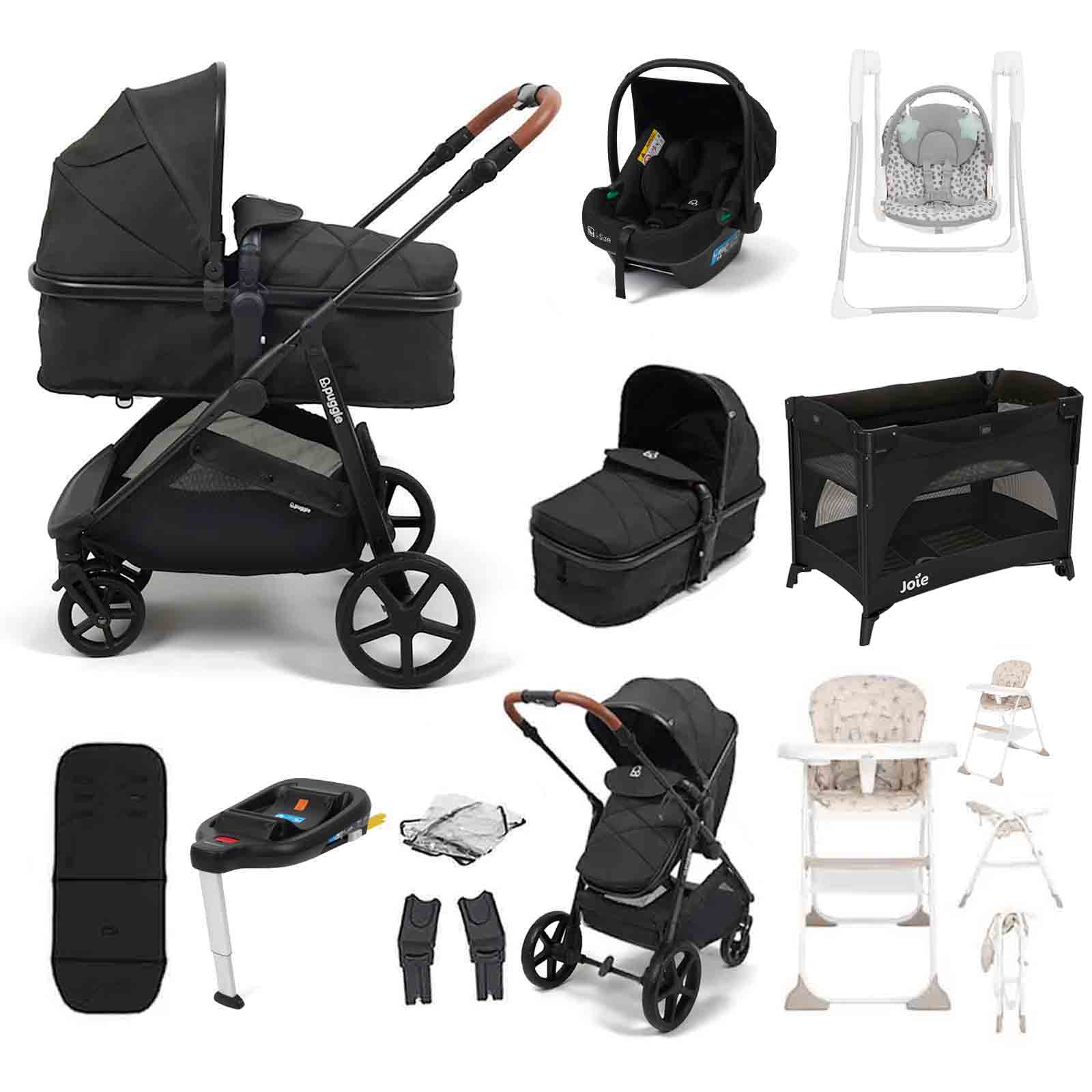 Monaco XT i Travel System Car Seat 9 Piece Bundle Storm