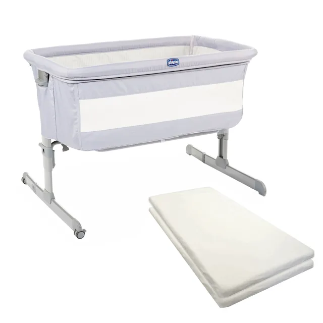 Chicco Next2Me 3 in 1 Co Sleeping Bedside Crib Grey The Nursery Store