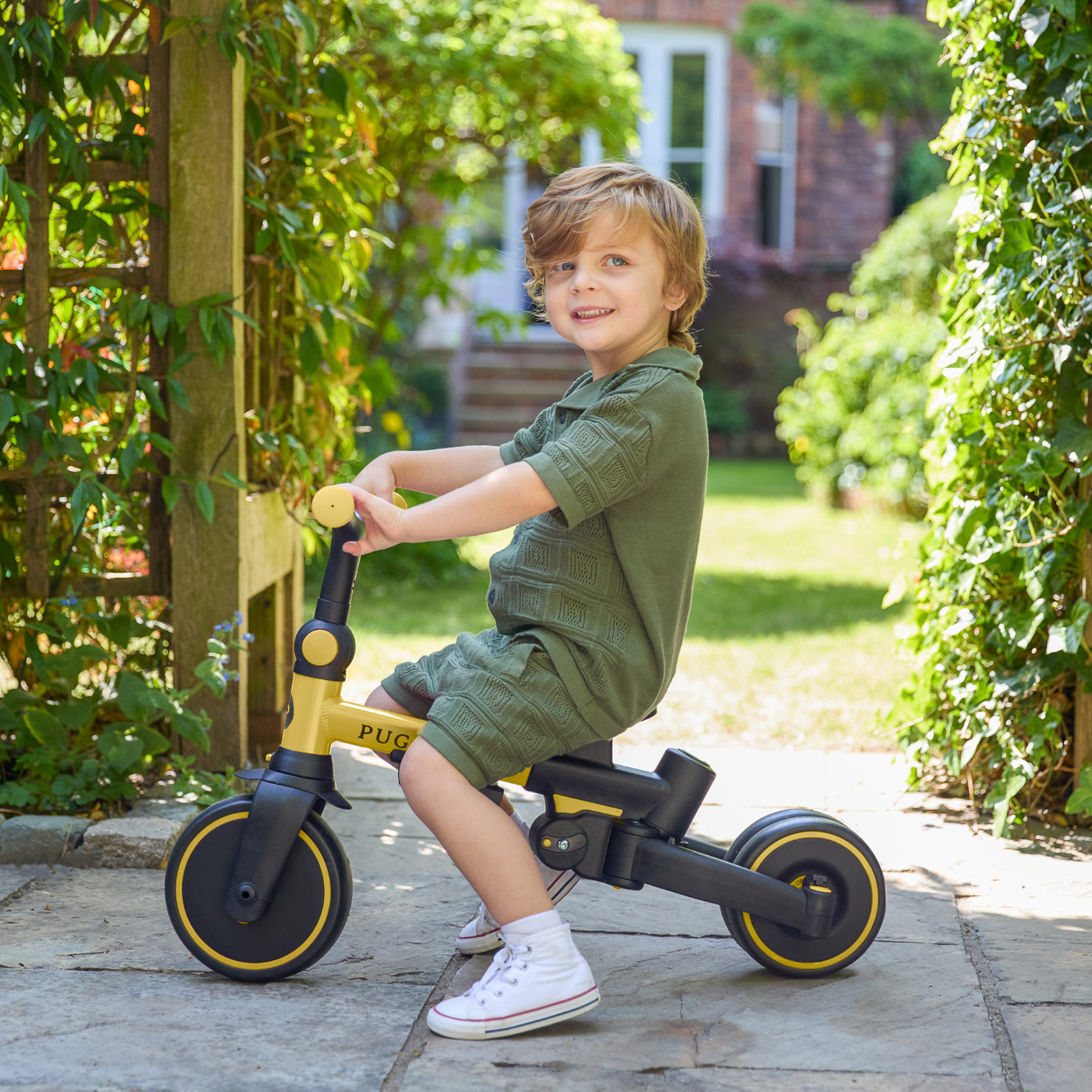 Puggle Spin Lite 6-in-1 Lightweight Folding Trike & Balance Bike