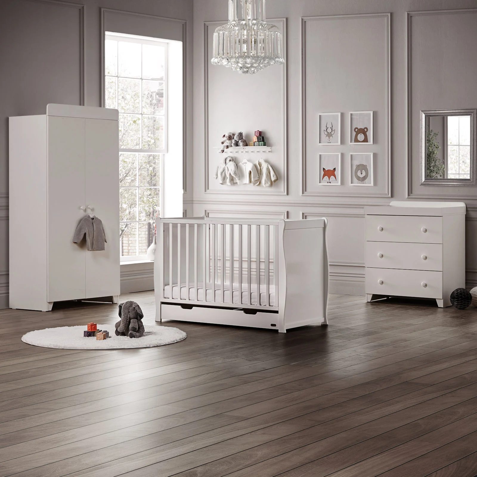 Cot and drawers best sale