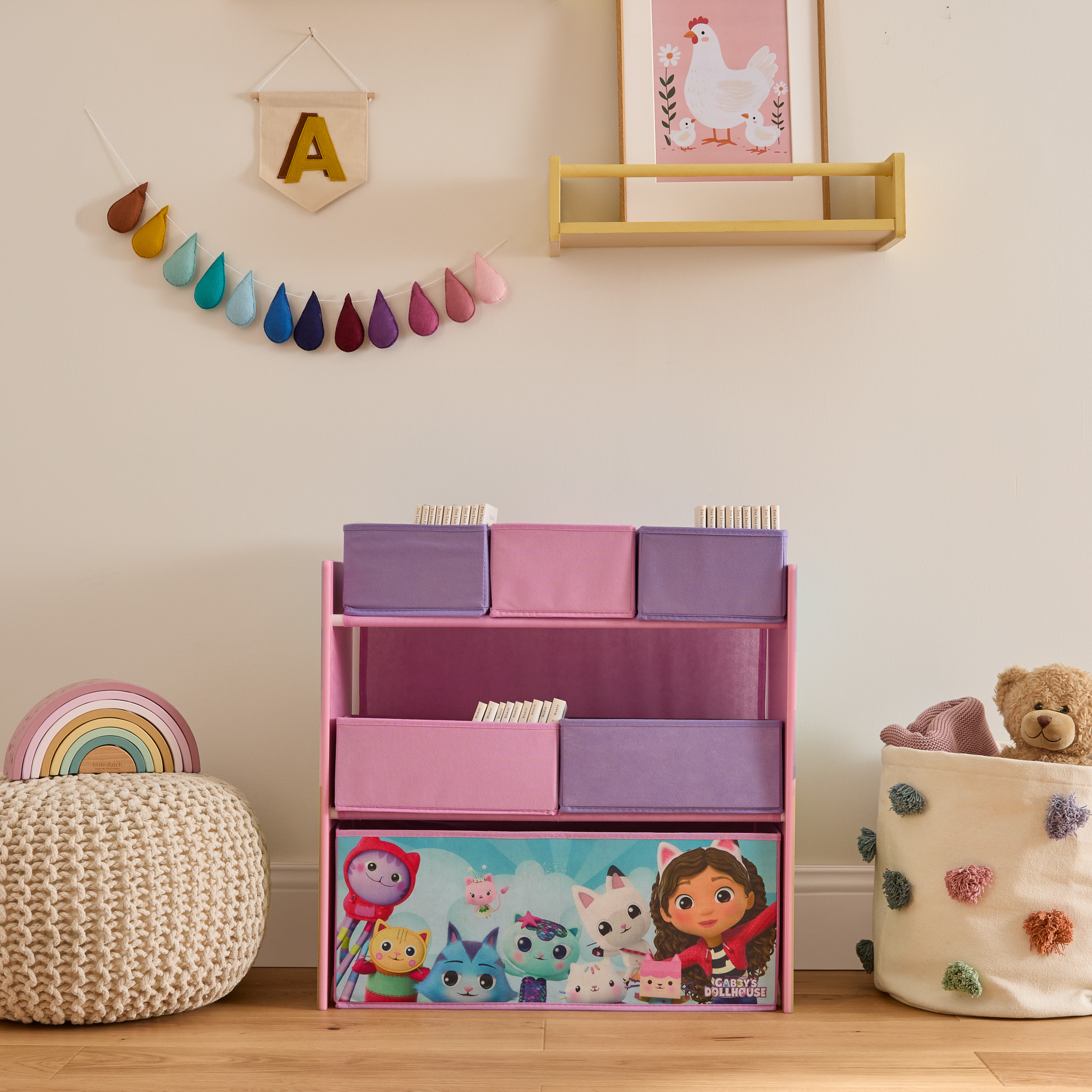 pink paw patrol toy organizer