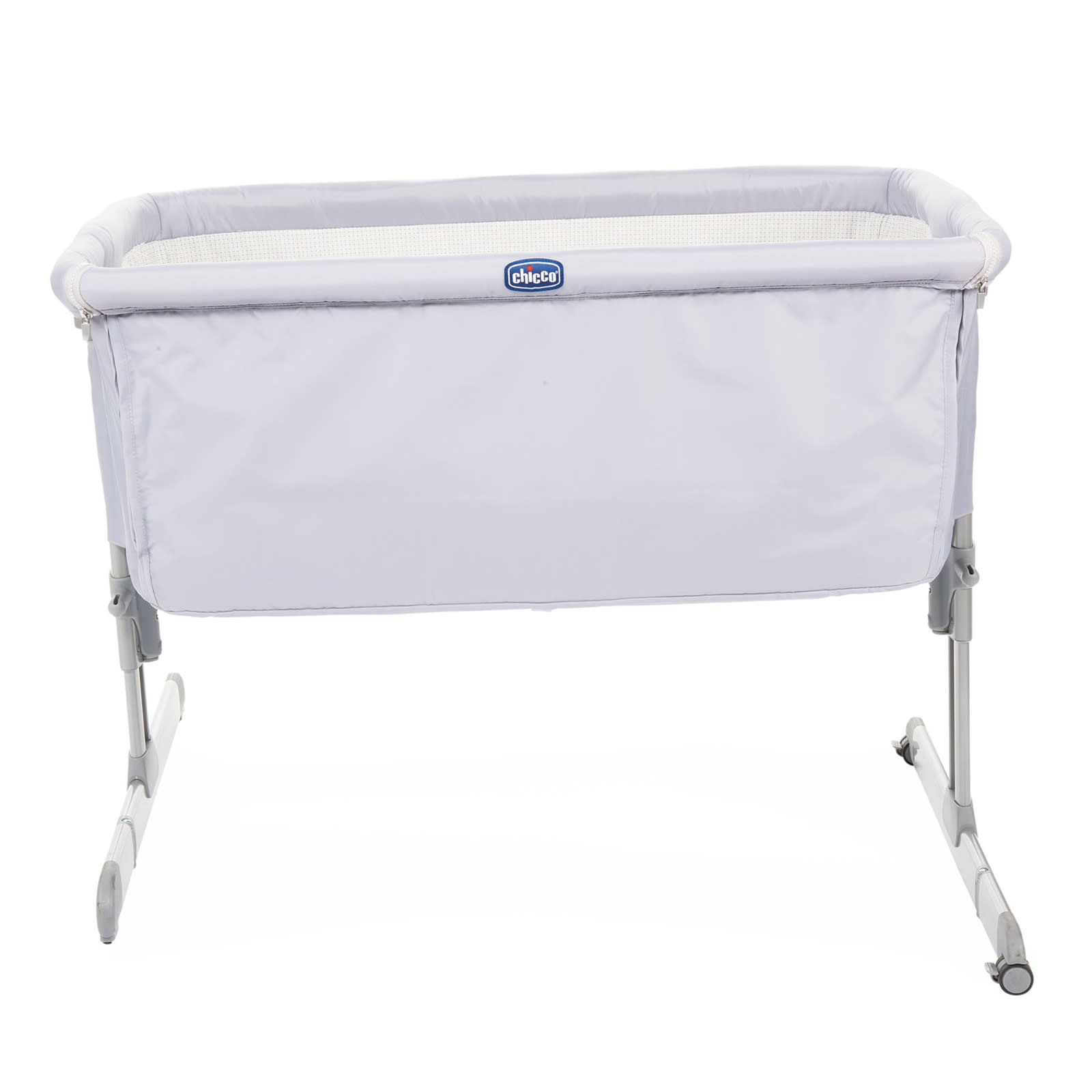 Chicco Next2Me 3 in 1 Co Sleeping Bedside Crib 2 White Fitted Sheets Grey The Nursery Store