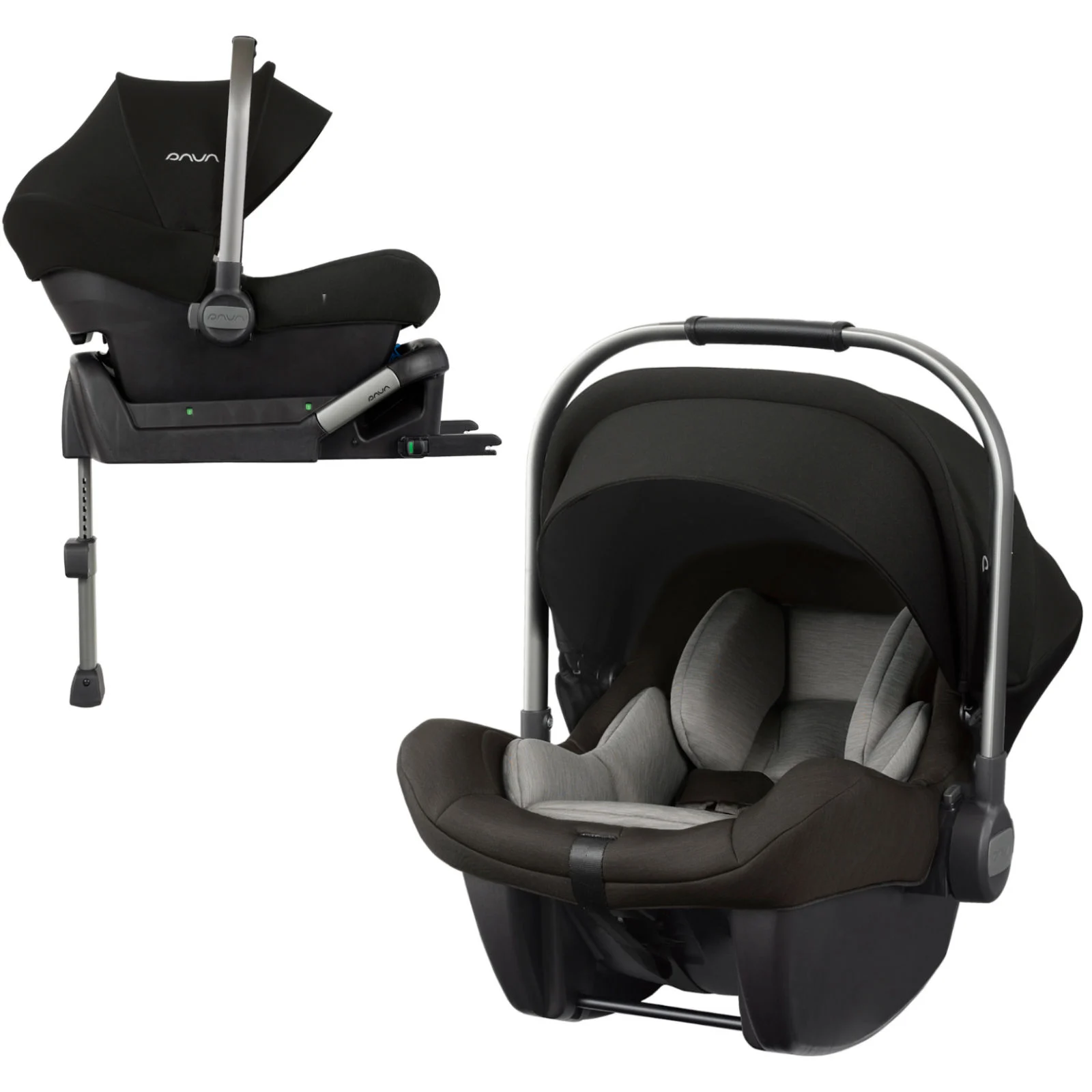 Mamas Papas Flip XT2 Pipa Lite LX Car Seat Travel System with Carrycot ISOFIX Base Black The Nursery Store