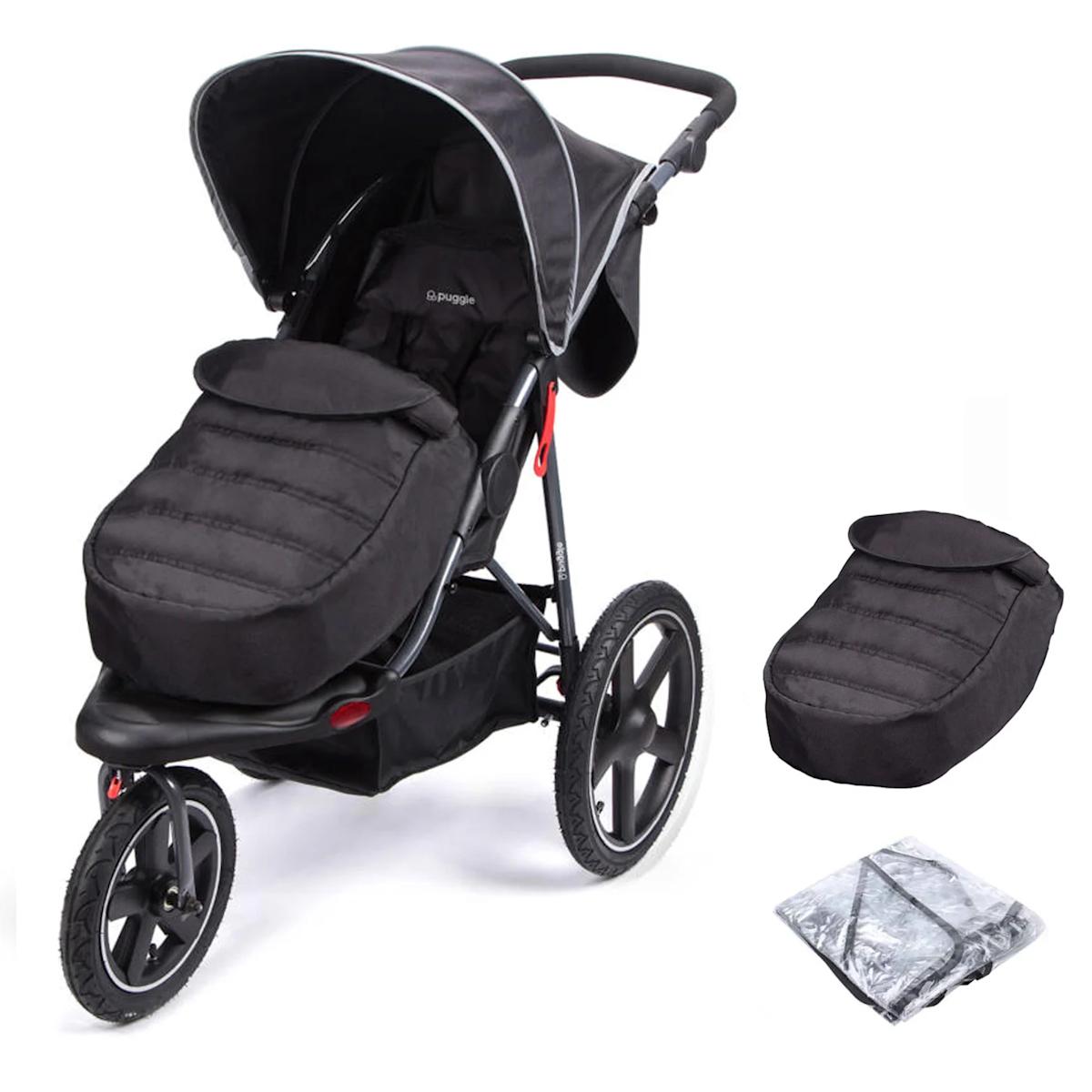 Puggle Stroller Puggle Urban Terrain Sprint GT Pushchair – Black | The Nursery Store