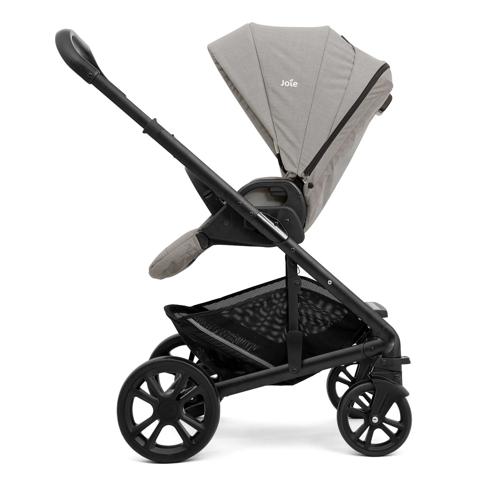 Joie Chrome 4 Wheel Pushchair Stroller Pebble The Nursery Store