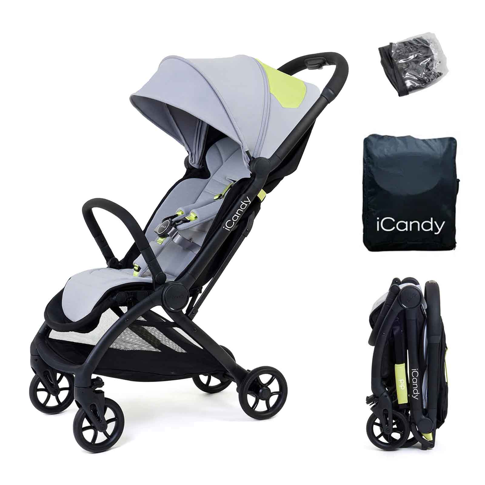 Pip Compact Cabin Approved Travel Stroller Limestone