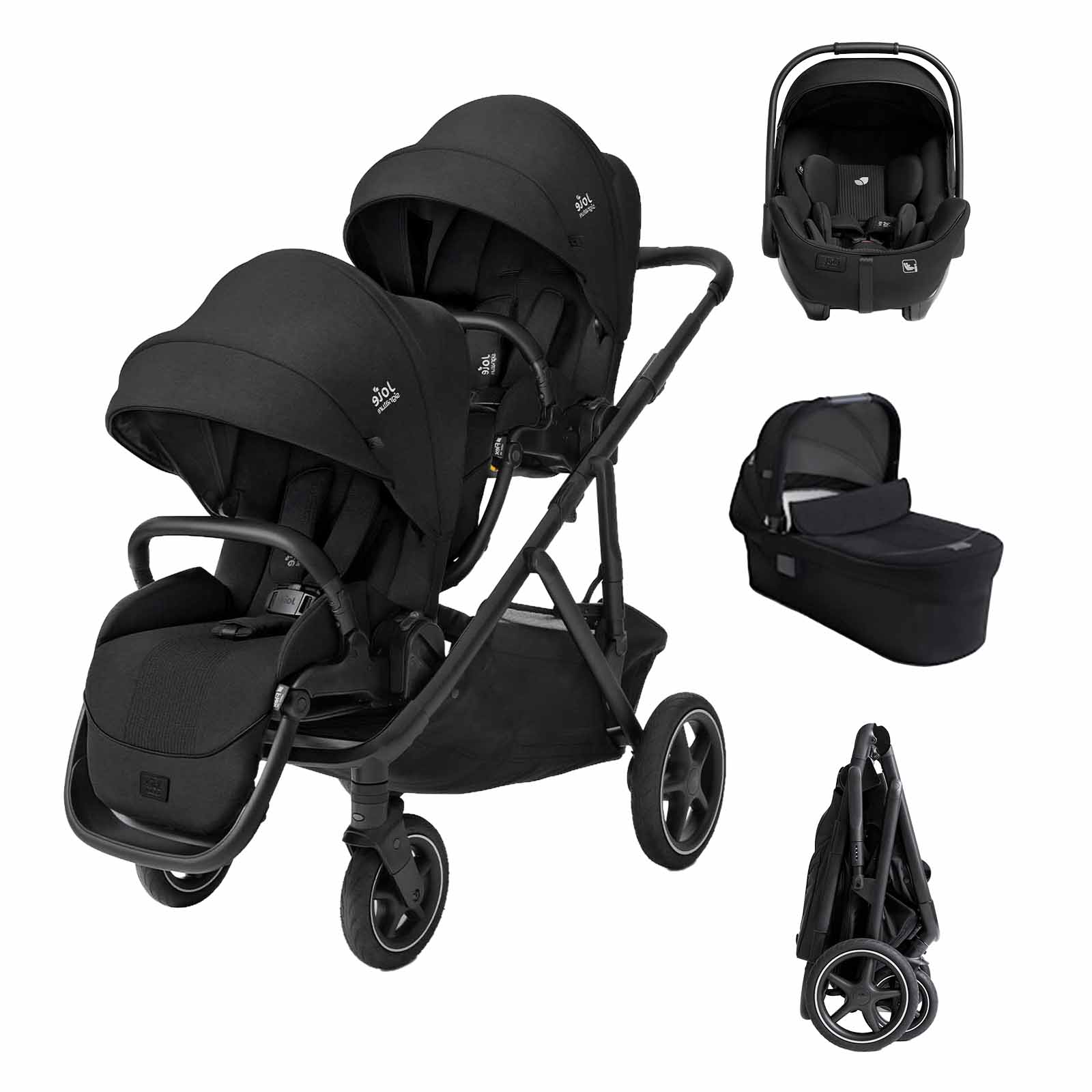 Signature Versiti 2 1 Tandem Travel System 7 Piece Bundle Eclipse
