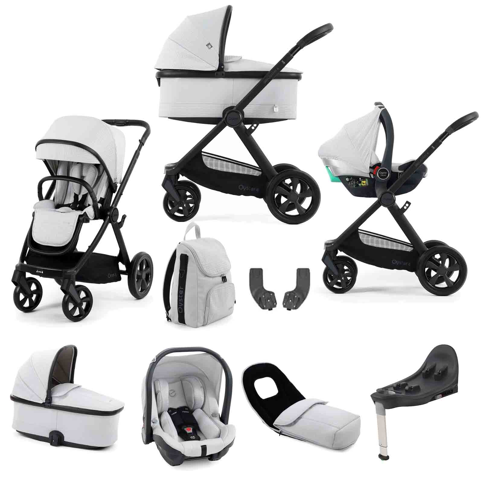 BabyStyle Oyster4 3 1 Luxury Travel System i Car Seat & ISOFIX Base 9 Piece Bundle Jubilee