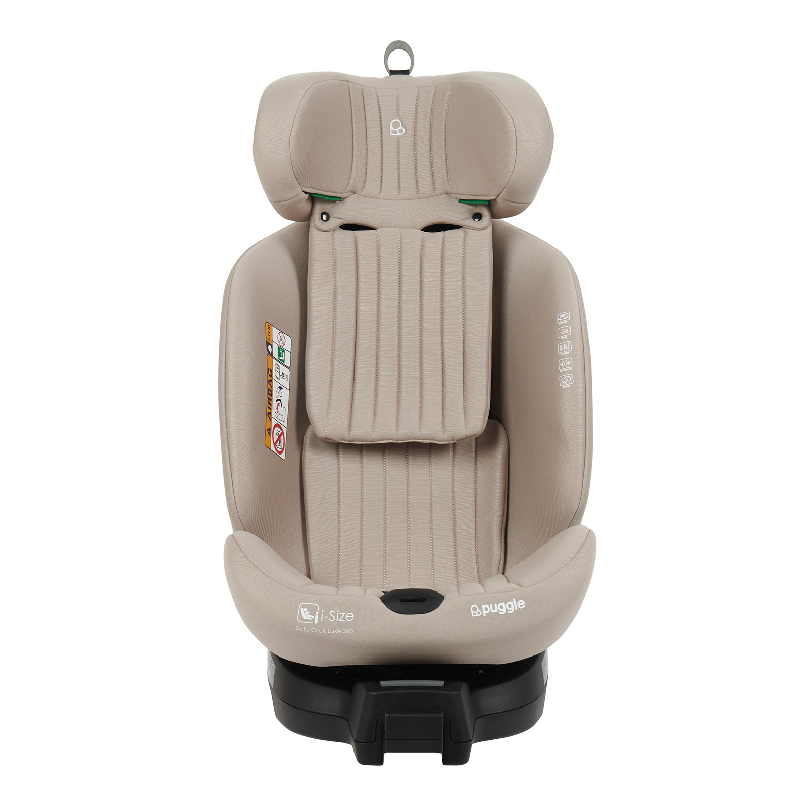 Puggle Safe Click Luxe 40-150cm i-Size 360° Rotate Group 0+/1/2/3