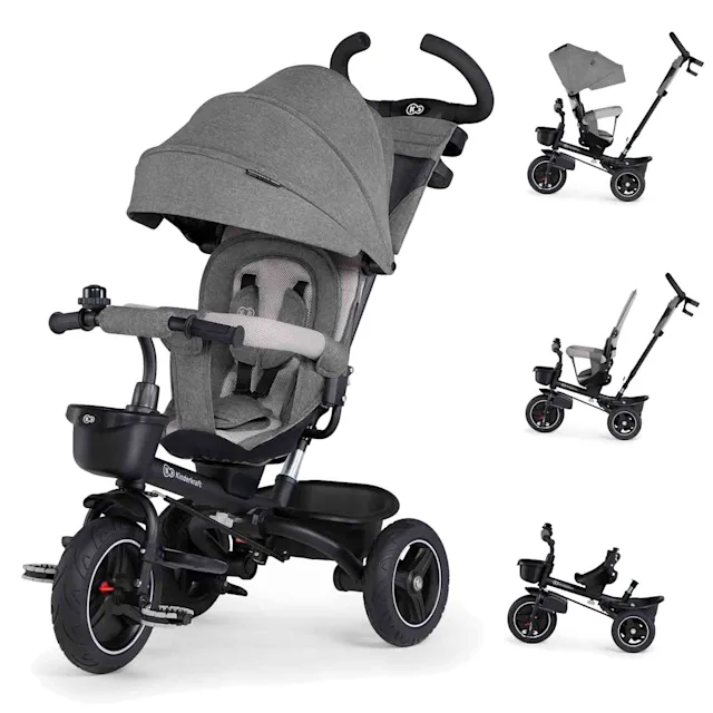 Kinderkraft SPINSTEP 5-in-1 Trike - Grey