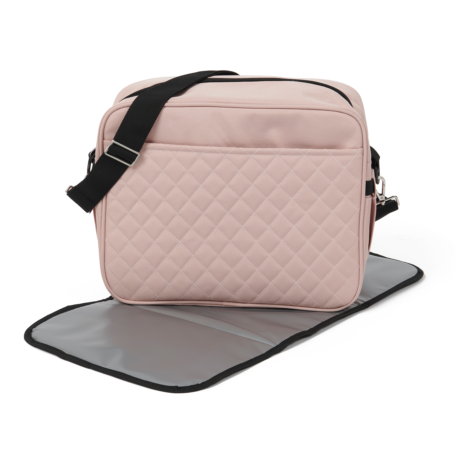 Puggle Universal Monaco Changing Bag with Mat Blush Pink