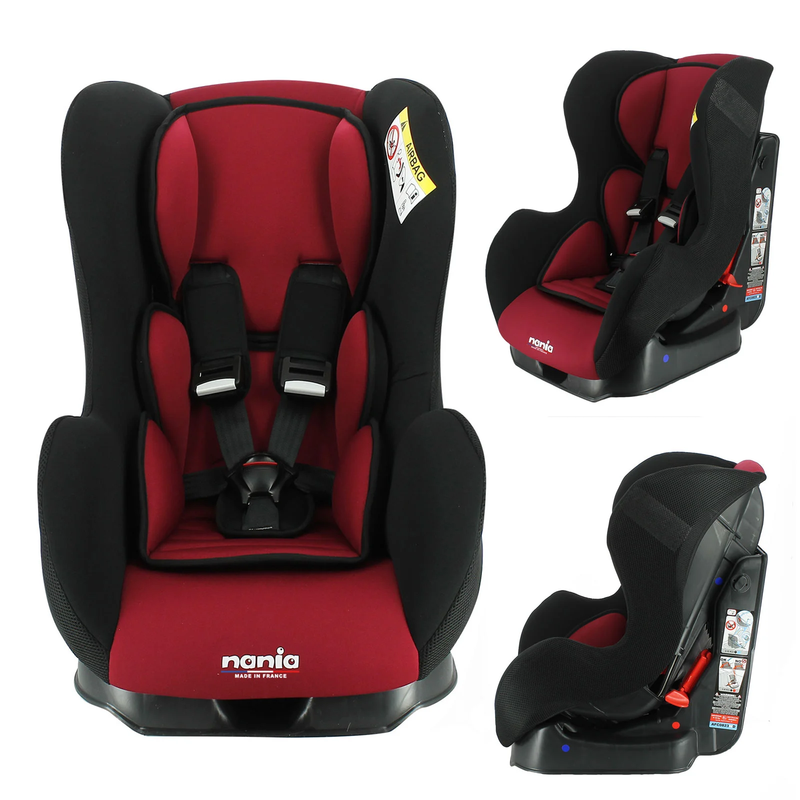 Nania Cosmo SP Group 0 1 Car Seat Bordeau 0 4 Years The Nursery Store