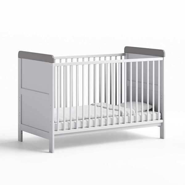 Little Acorns Milano Classic Cot Bed with 10cm Eco Fibre Mattress