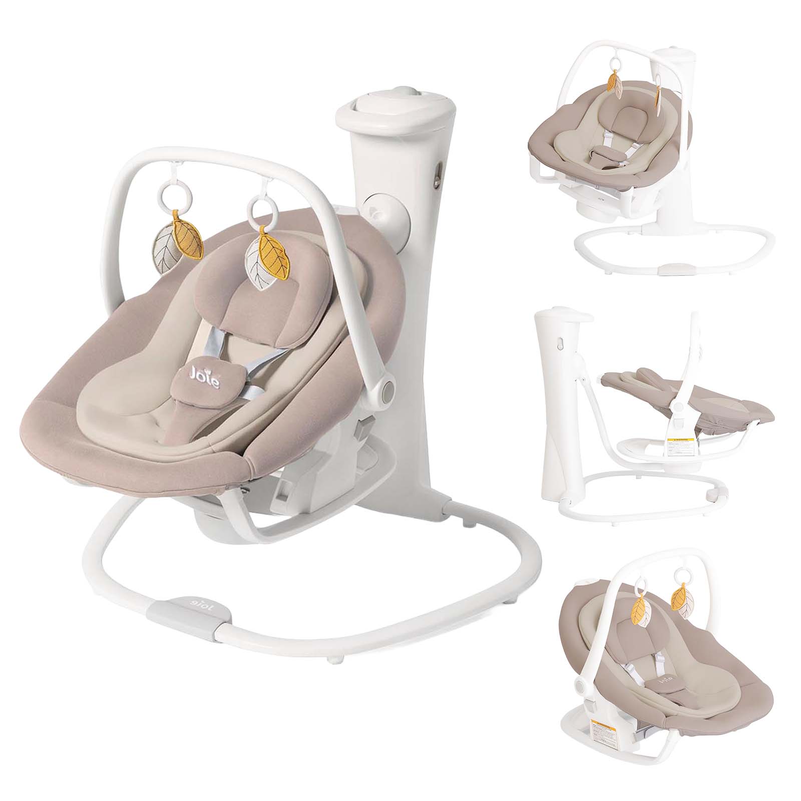 Whimsy Wind Up 2 1 Swing & Rocker Almond
