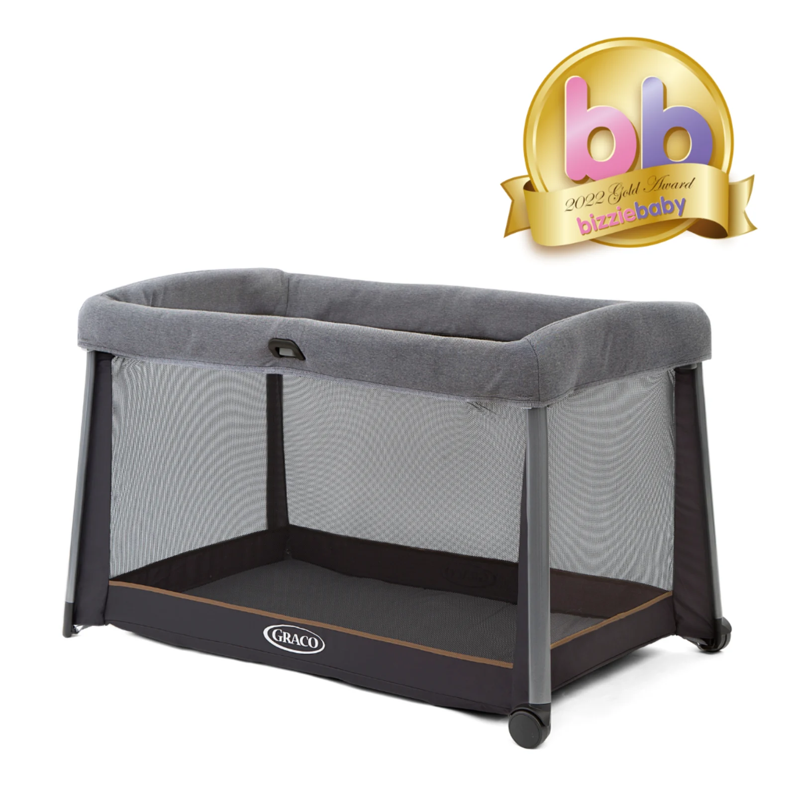 cotiii Graco Foldlite Travel Cot - Shadow | The Nursery Store