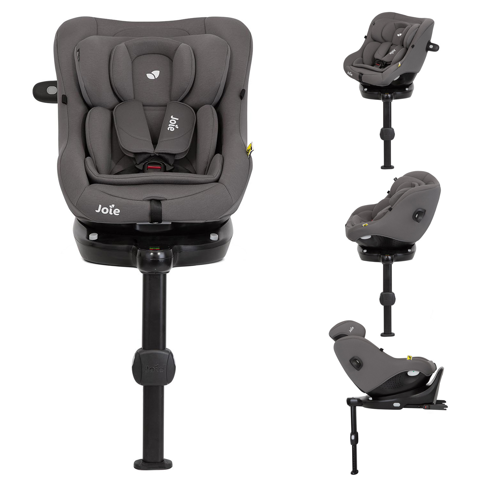 Joie I-Pivot 360 i-Size 40-105cm Spin Car Seat - Thunder (0