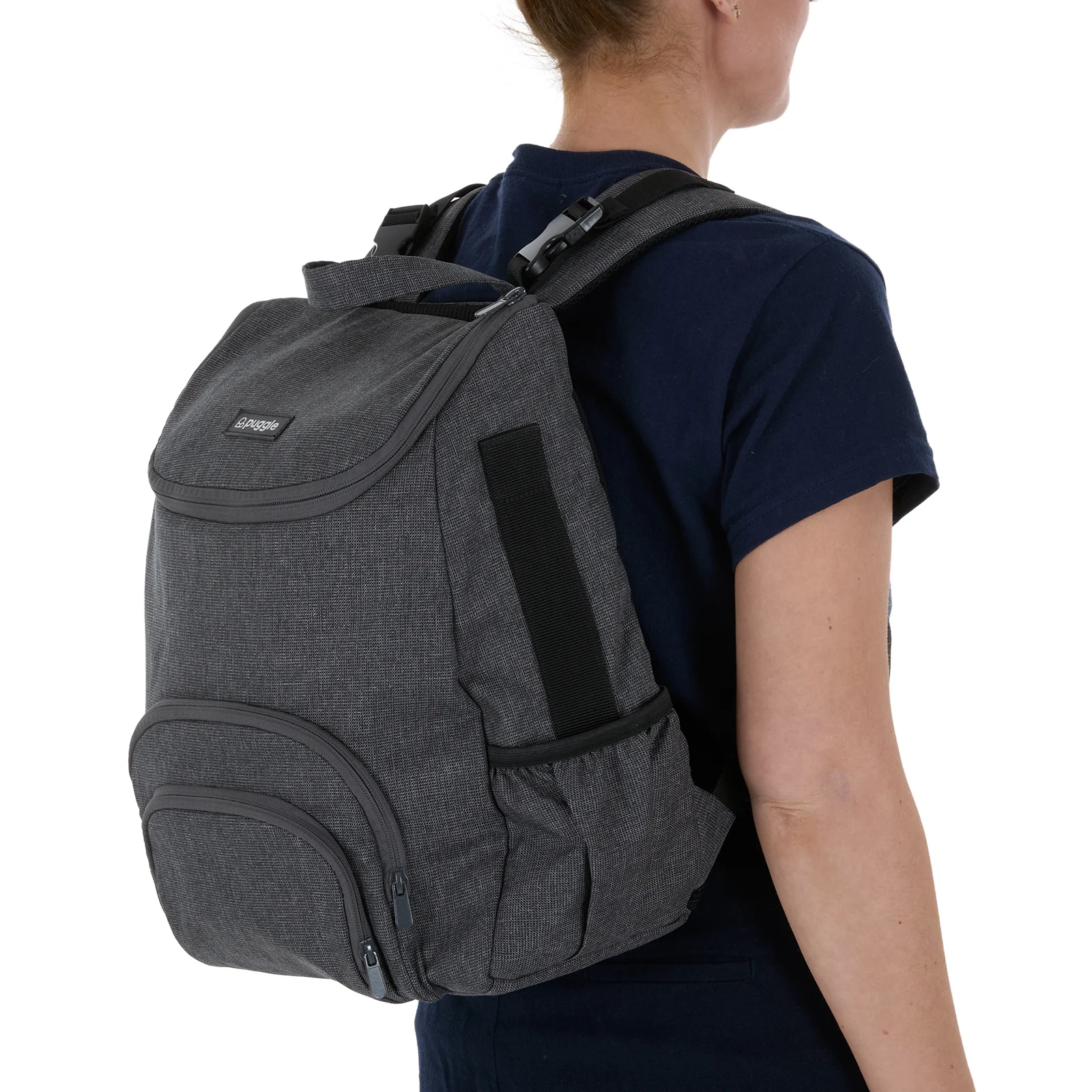BAGGU Charcoal Backpack Baggu School Backpack - Black – The Village Soccer Shop main image 3