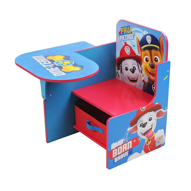 Paw Patrol Chair Desk with Storage Bin - Blue & Red