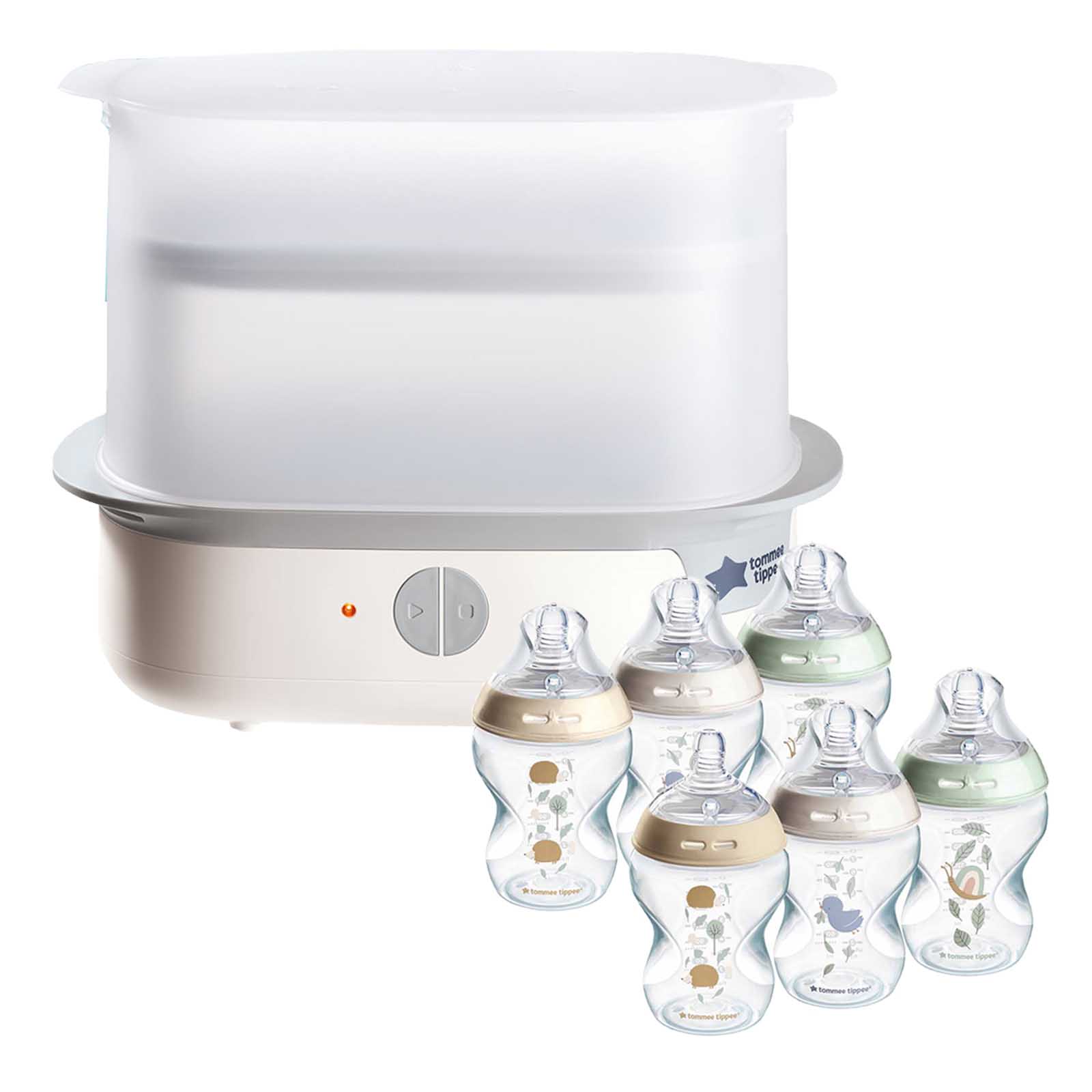 Tommee Tippee Super Steam Advanced Electric Steriliser with x6